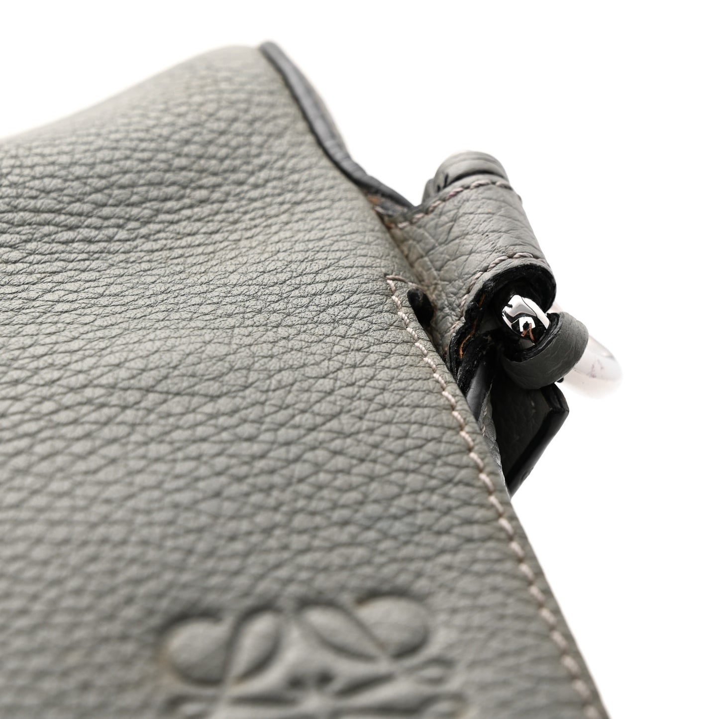 Calfskin Puzzle Bag XL Grey Blue