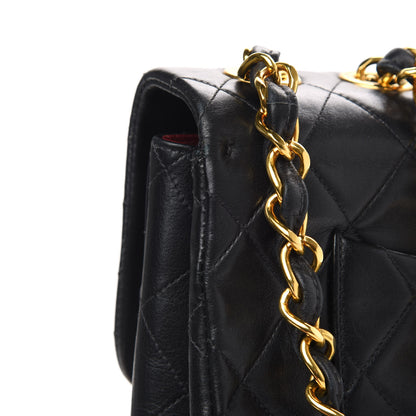 Chanel Lambskin Quilted XL Jumbo Single Flap Black 12 of 14