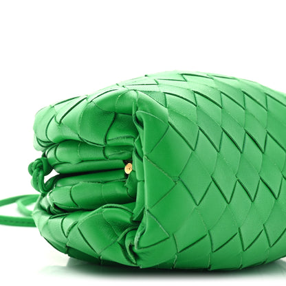 Bottega Veneta Nappa Intrecciato The Mini Pouch Clutch Parakeet 10 of 11