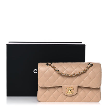 Chanel Caviar Quilted Small Double Flap Beige 12 of 12