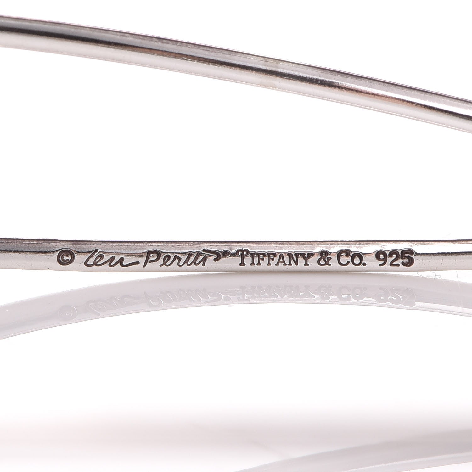Tiffany Sterling Silver Elsa Peretti Three Row Wave Bracelet 4 of 4