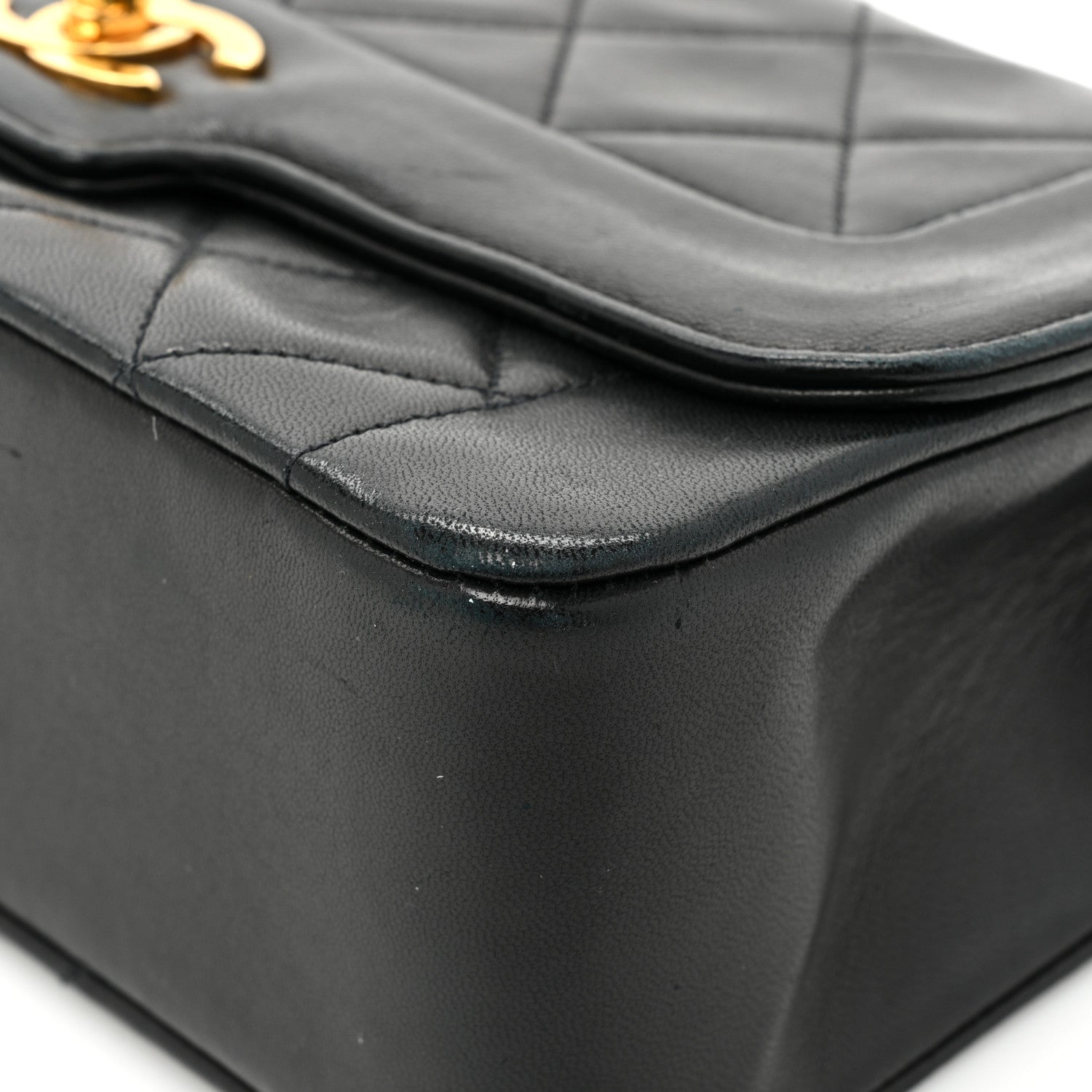 Chanel Lambskin Quilted Small Single Flap Black 13 of 17