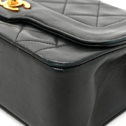 Chanel Lambskin Quilted Small Single Flap Black 13 of 17