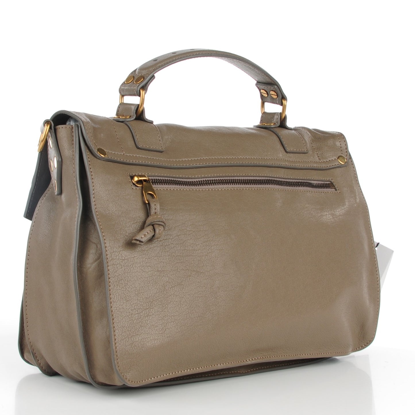 Lambskin Medium PS1 Satchel Smoke