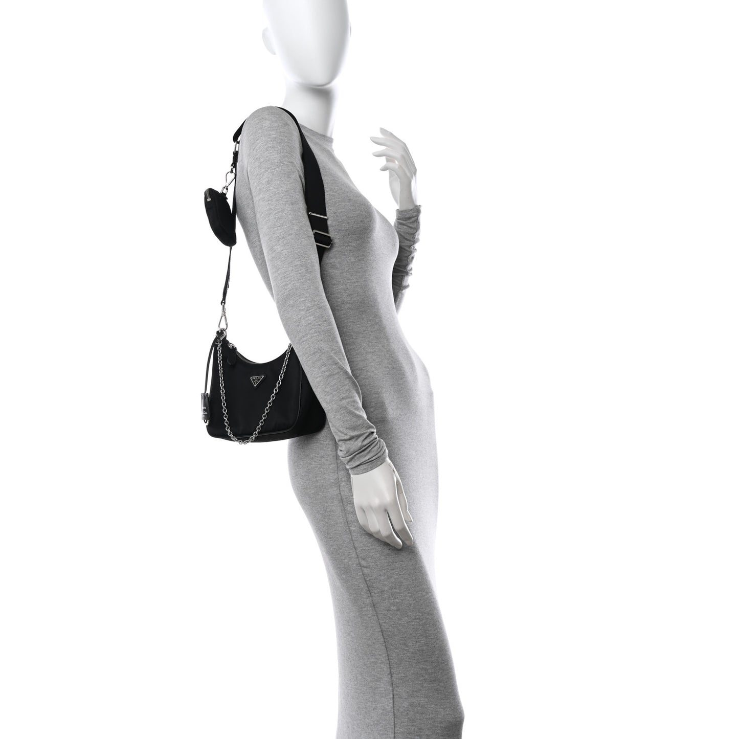 Nylon Re-Edition 2005 Shoulder Bag Black