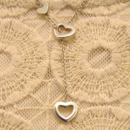 Tiffany Sterling Silver Heart Lariat Necklace 3 of 5