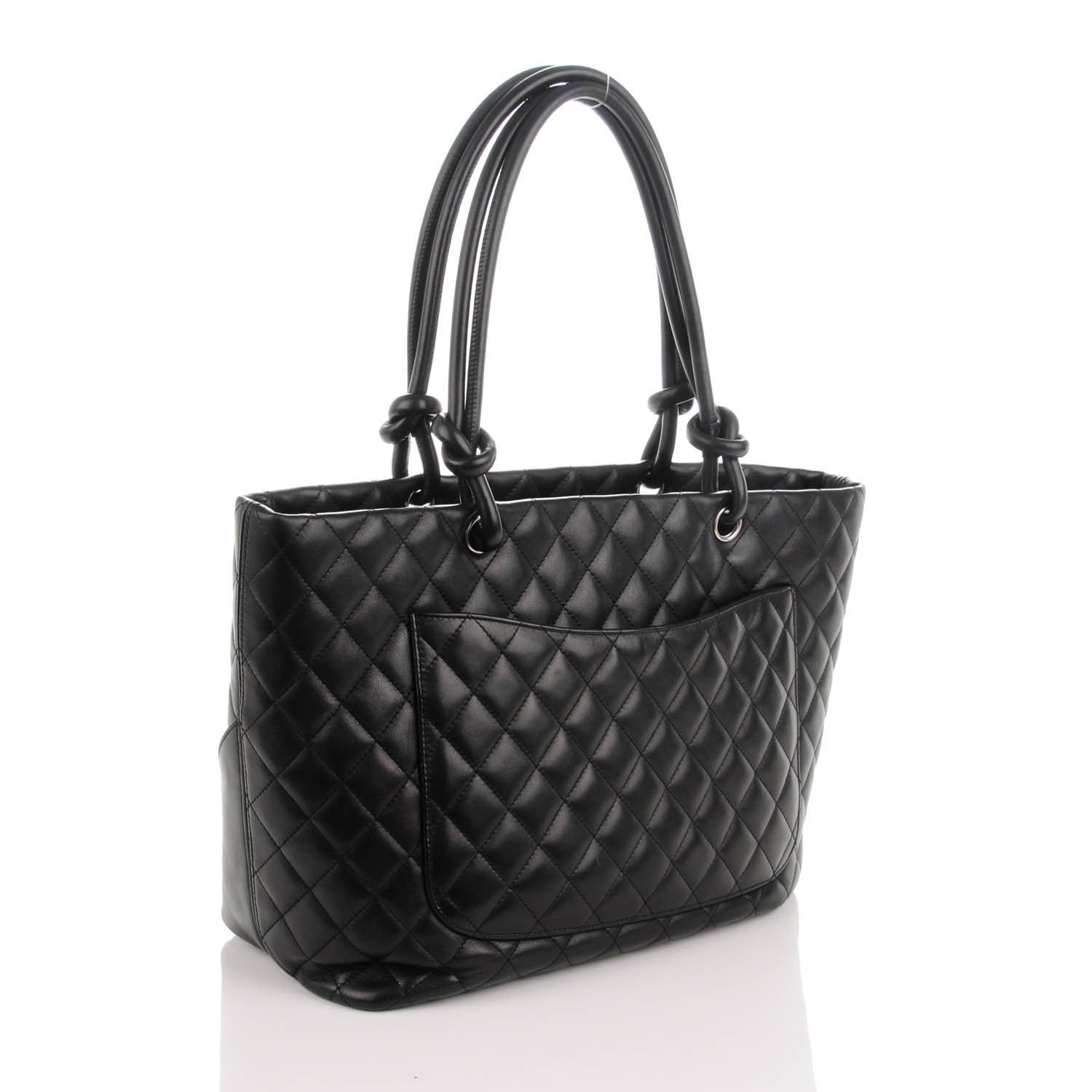Chanel Calfskin Quilted Large Cambon Tote Black 3 of 8
