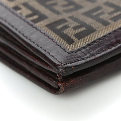 Fendi Zucchino Forever Continental Wallet Brown 9 of 20