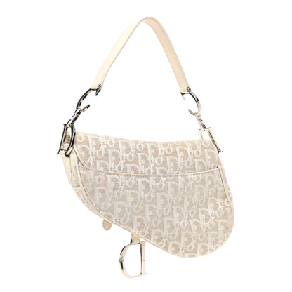 Christian Dior Monogram Saddle Bag White 3 of 15