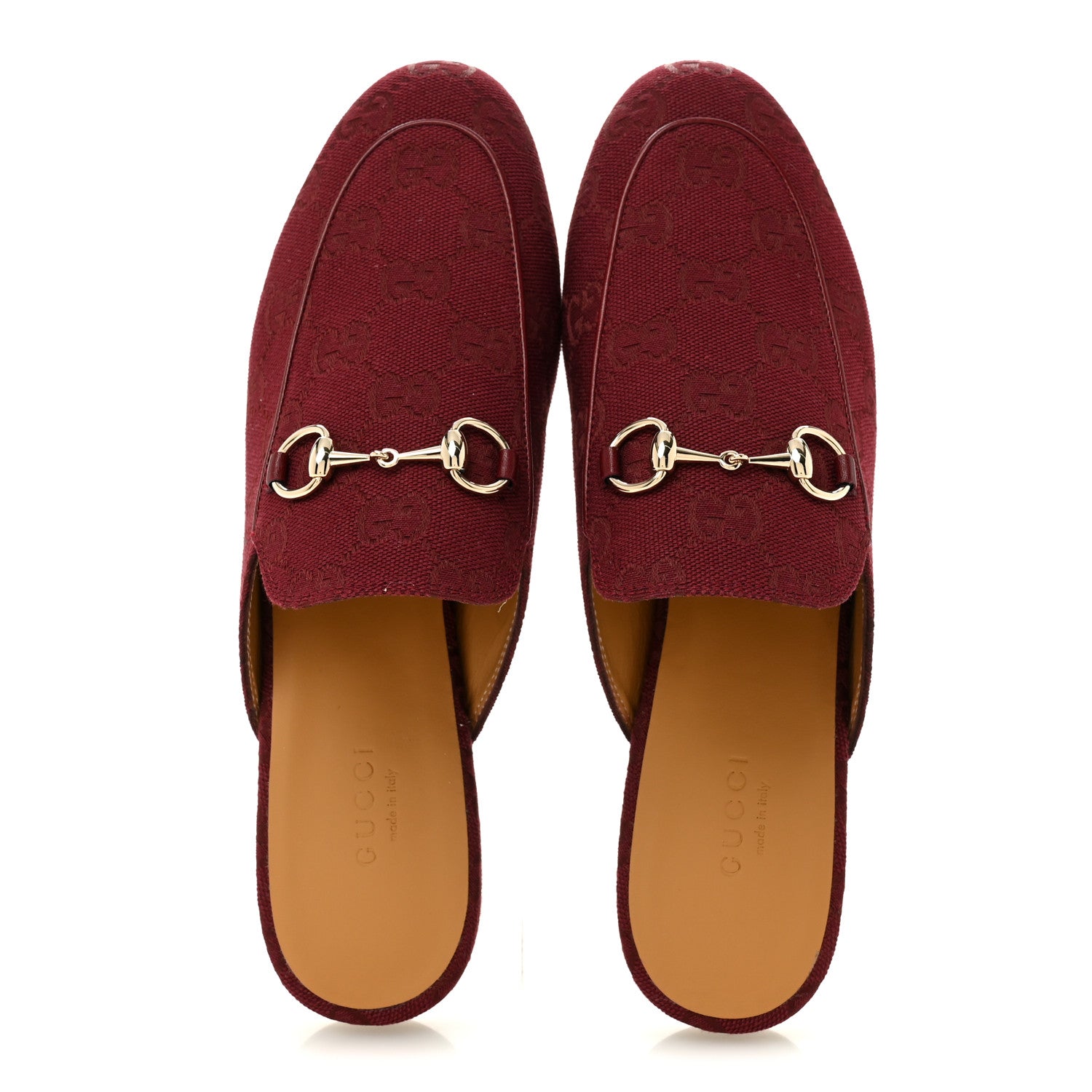 Gucci GG Monogram Canvas Womens Princetown Slippers 37 Ancora 2 of 10