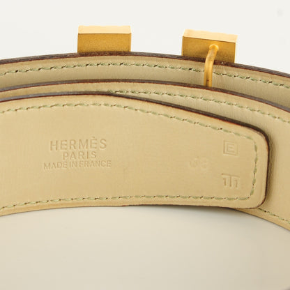 Hermes Box Cadena H 32mm Belt Black Parchemin 4 of 7