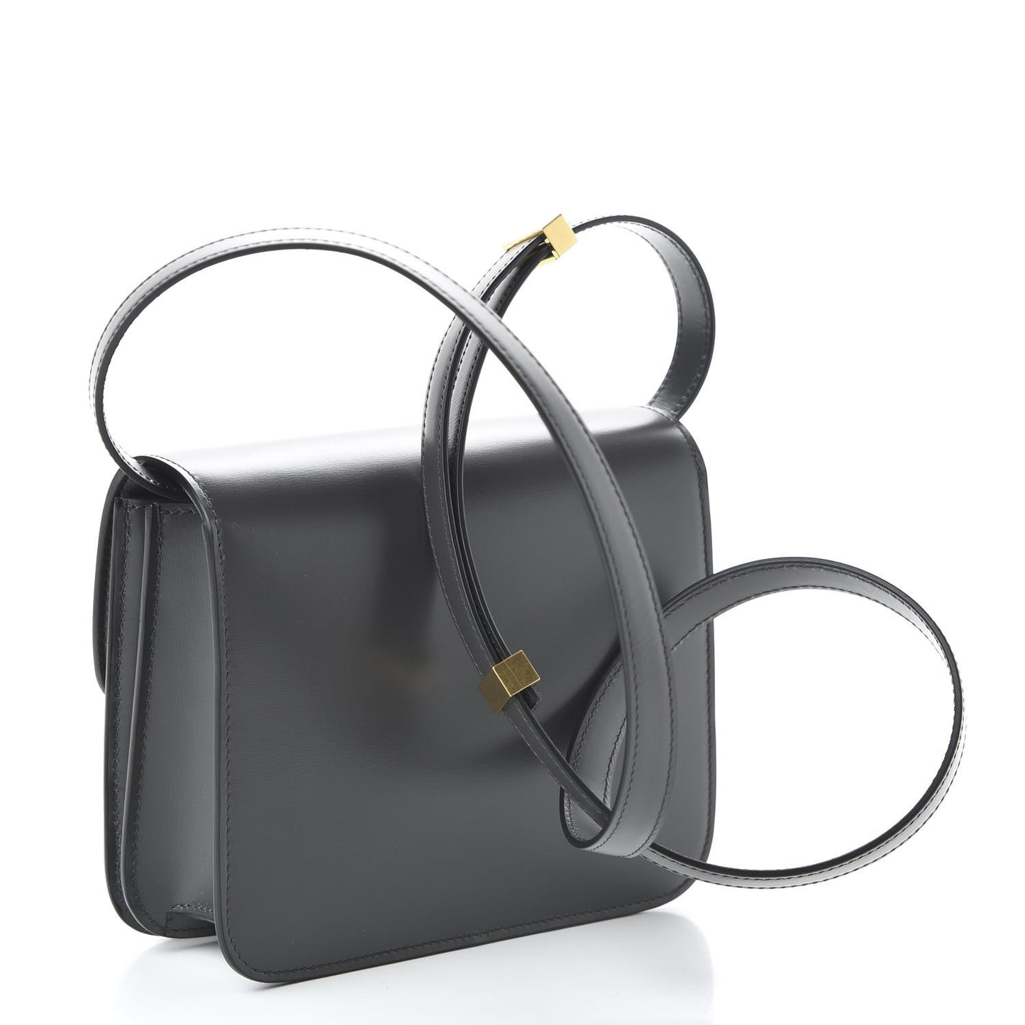 Box Calfskin Teen Classic Box Flap Bag Anthracite