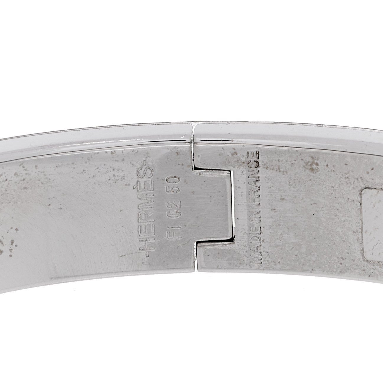 Enamel Narrow Clic Clac H Bracelet GM Rouge Vif