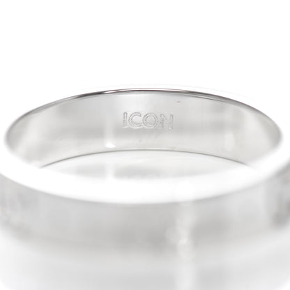 Gucci 18K White Gold 4mm Icon Thin Band Ring 51 5.75 5 of 7