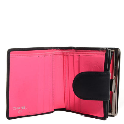 Chanel Calfskin Quilted Cambon Bi-Fold Wallet Black 5 of 7