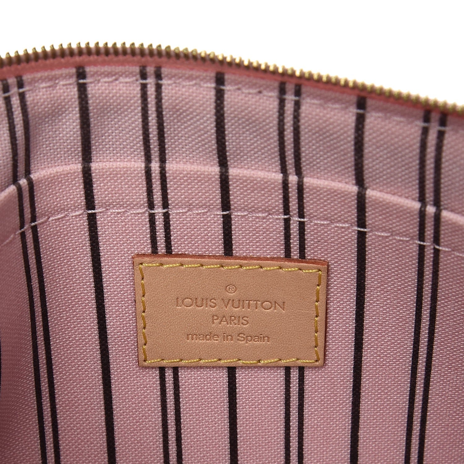 Louis Vuitton Monogram Neverfull MM GM Pochette Rose Ballerine 6 of 7