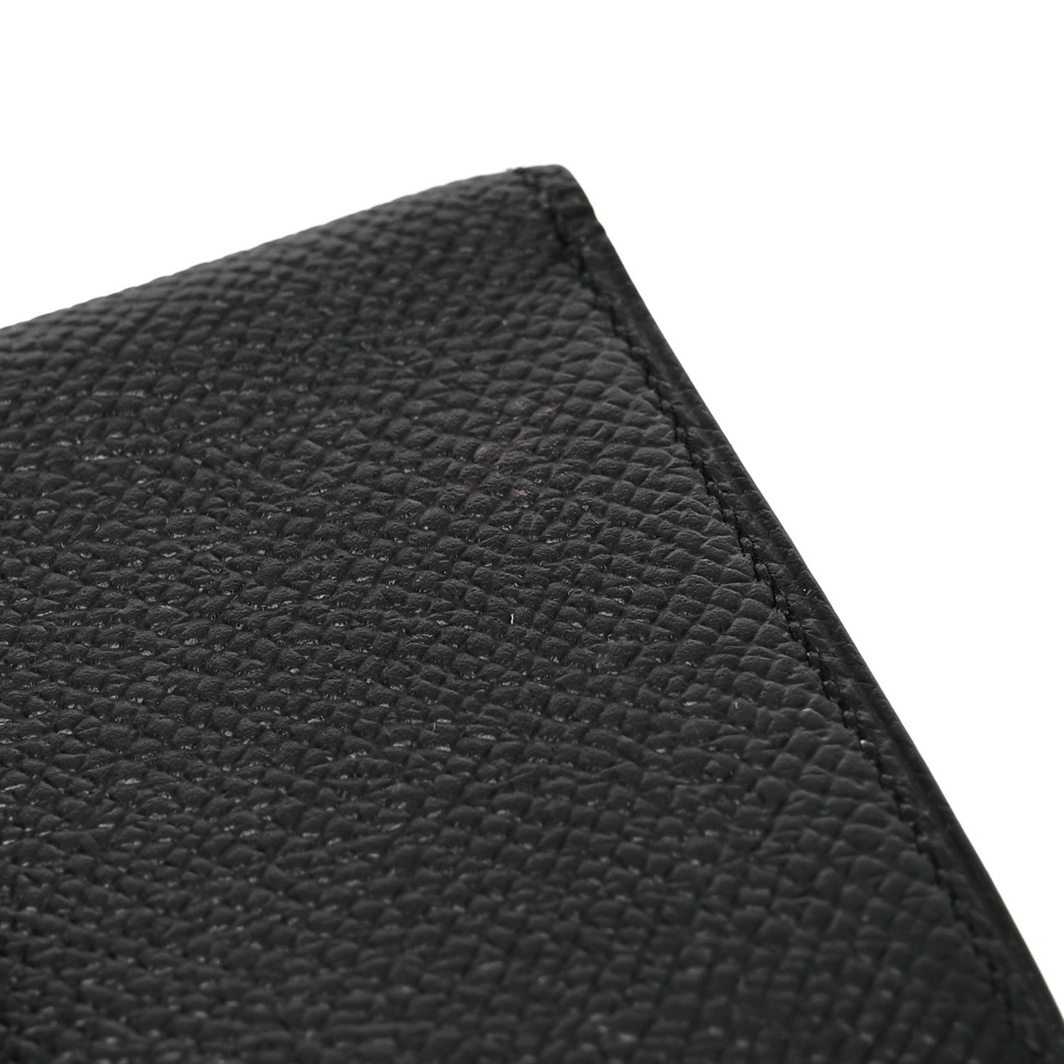 Hermes Epsom Tri-Fold Compact Bearn Wallet Black 13 of 14