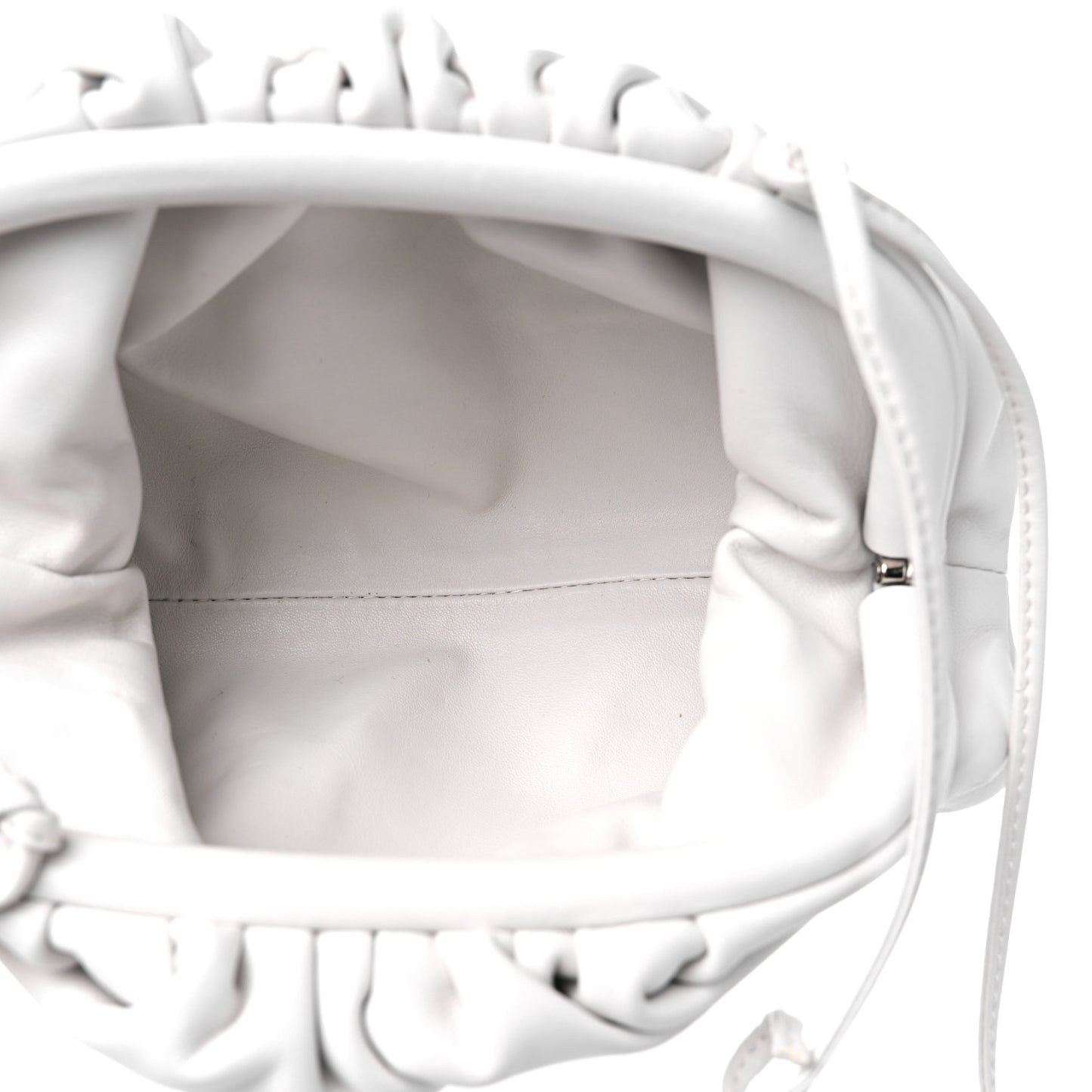 Butter Calfskin The Mini Pouch Chalk