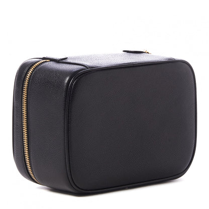 Chanel Caviar CC Vanity Cosmetic Case Black 3 of 8