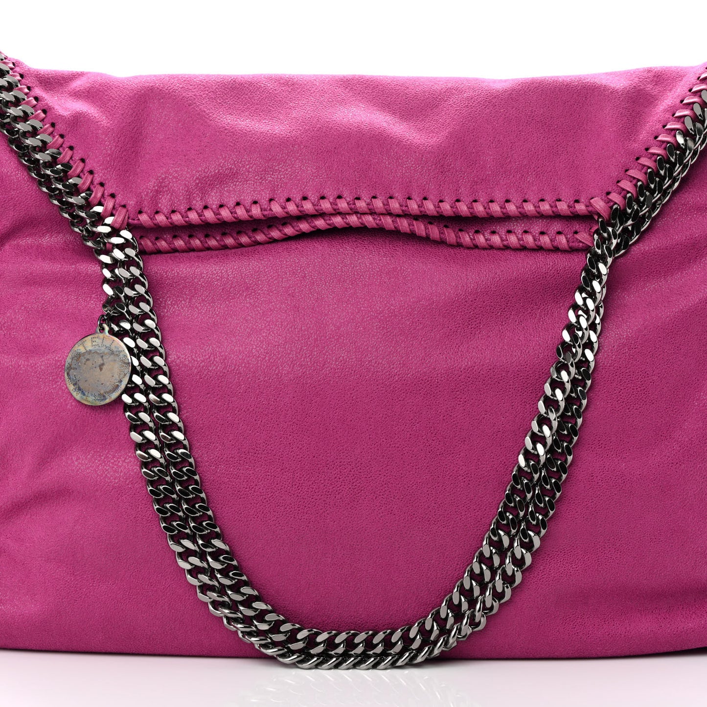 Shaggy Deer Falabella Tote Hot Pink