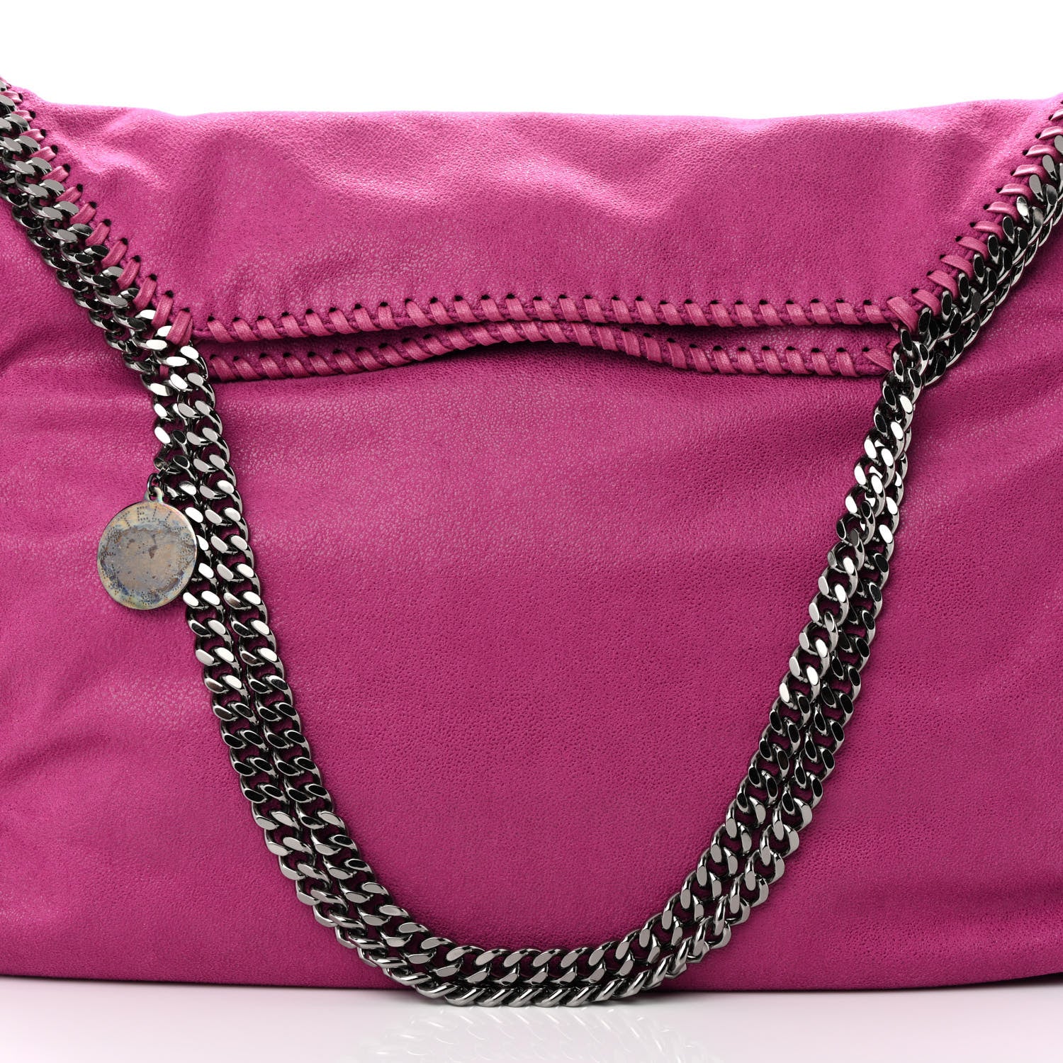 Stella McCartney Shaggy Deer Falabella Tote Hot Pink 9 of 13