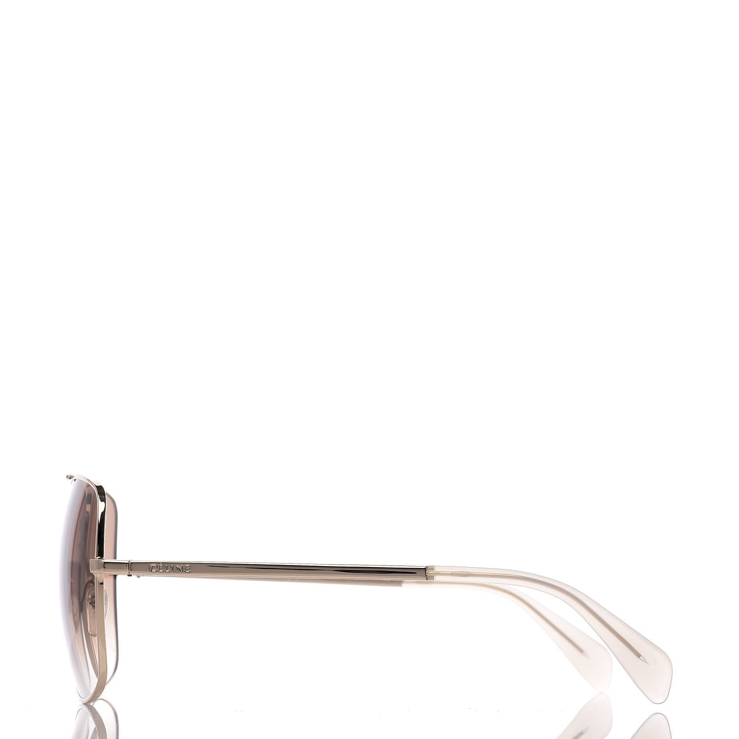 Celine Metal Sunglasses CL 41808/S Gold 3 of 8
