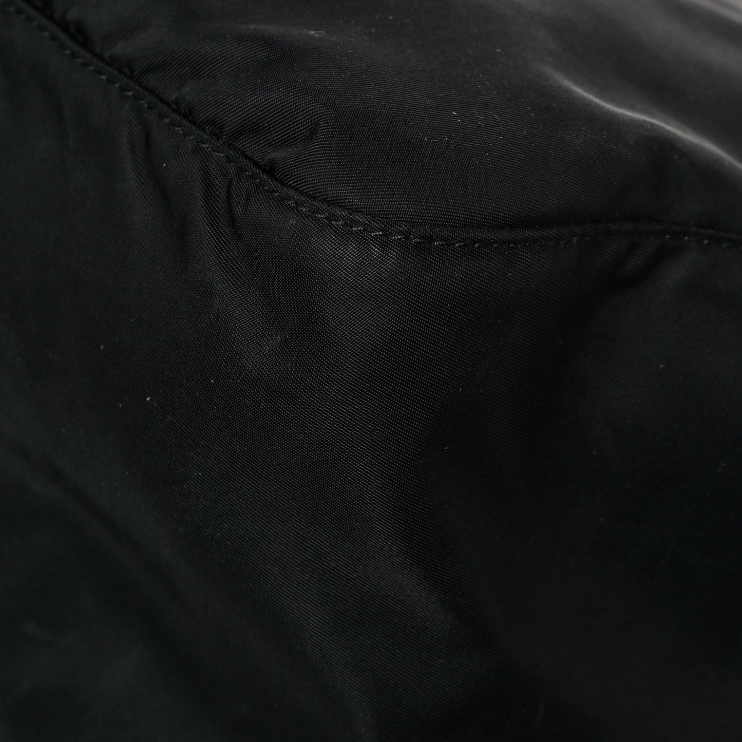 Nylon Vela Messenger Bag Black