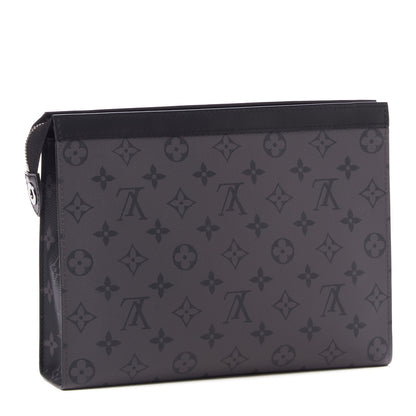 Louis Vuitton Monogram Eclipse Reverse Pochette Voyage MM 2 of 7