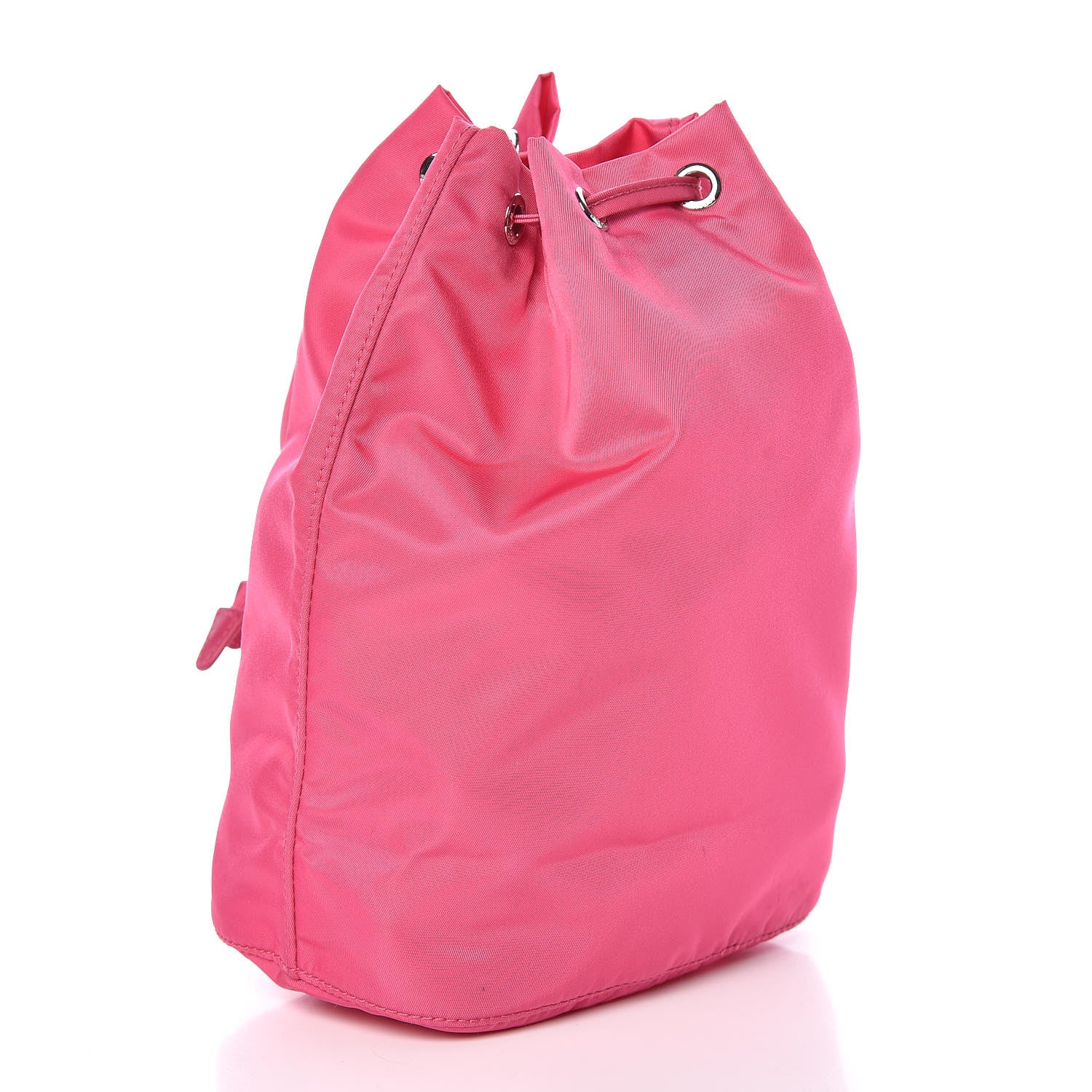 Prada Nylon Vela Drawstring Pouch Fuxia 3 of 10