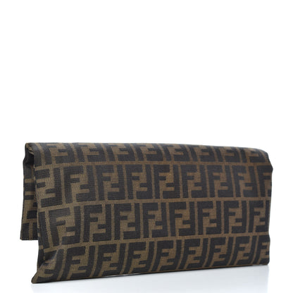 Fendi Zucca Flap Clutch Tobacco 3 of 6