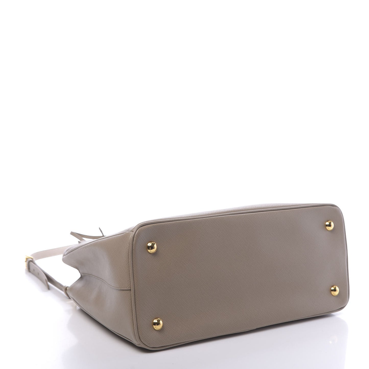 Saffiano Lux Medium Tote Visone