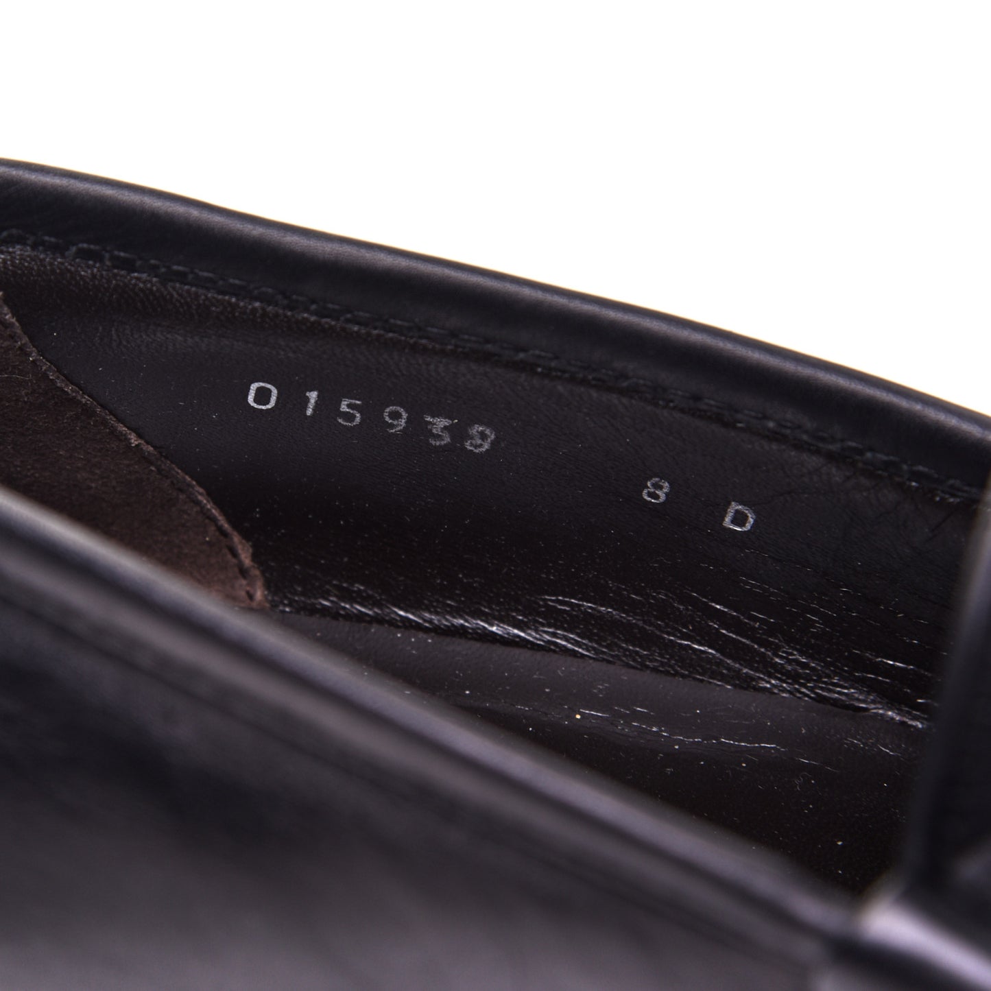 Calfskin Mens 1953 Horsebit Loafers 8 Black