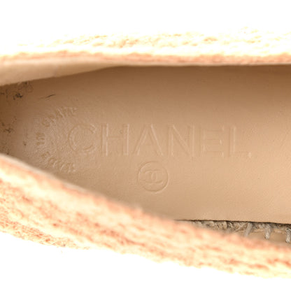 Chanel Tweed Grosgrain CC Espadrilles 39 12 of 24