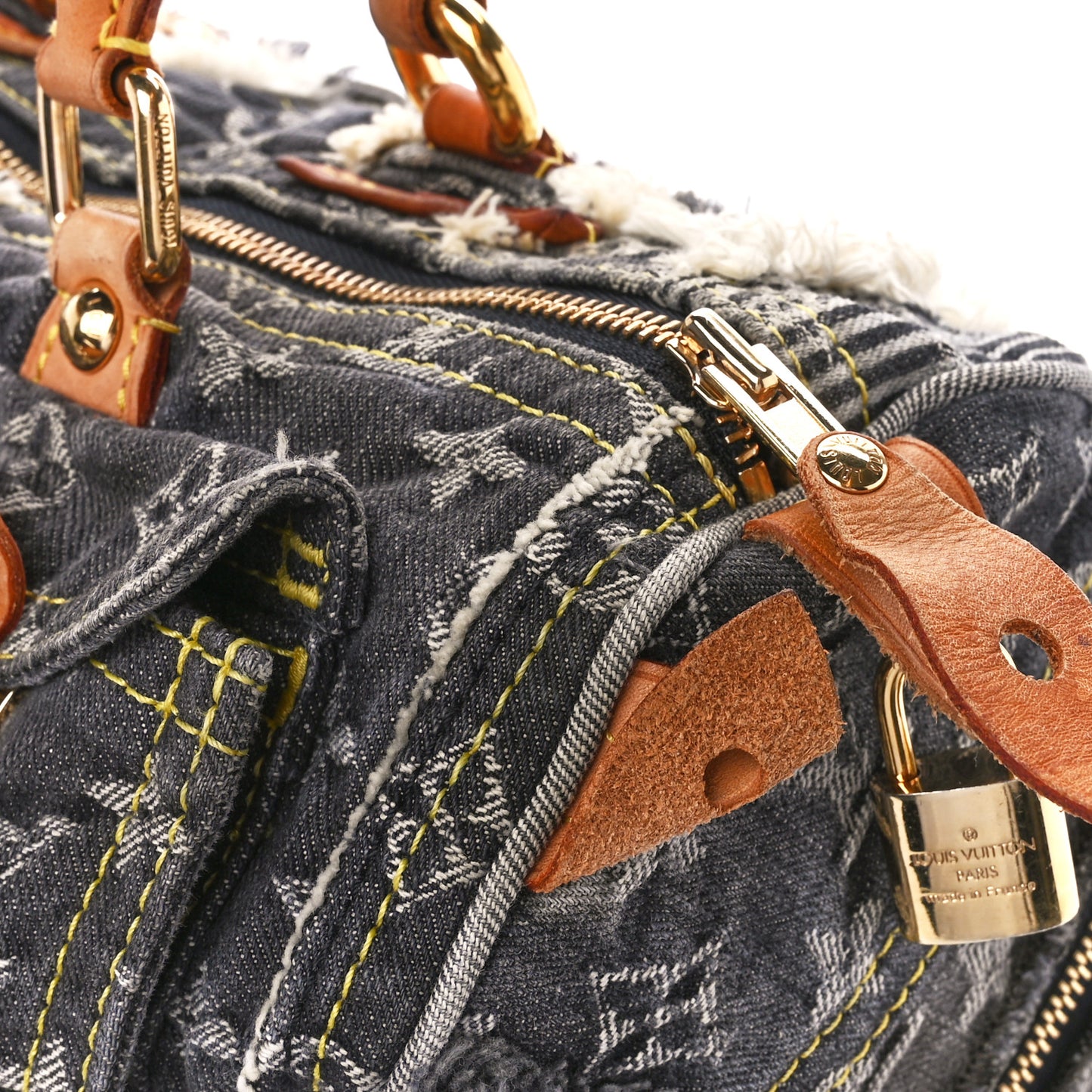 Denim Patchwork Speedy 30 Grey