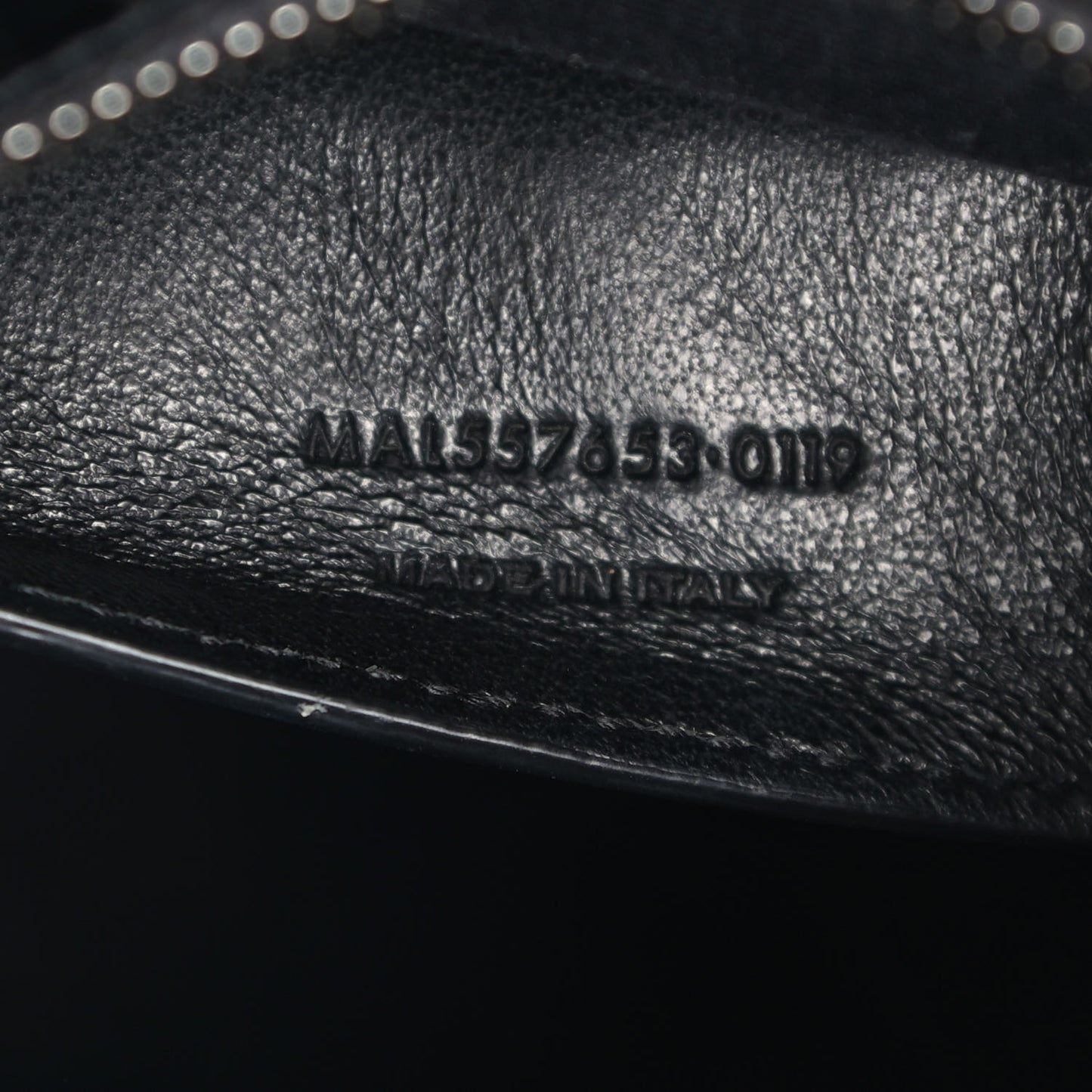 Croc Calfskin Embossed Medium Uptown Tote Black