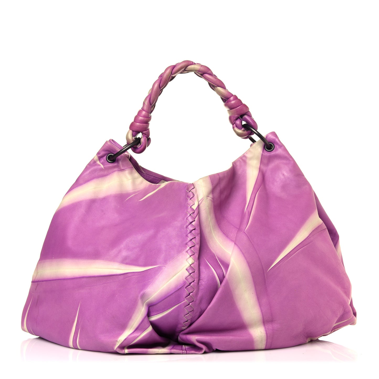 Intrecciato Nappa Aquilone Fortune Cookie Hobo Orchid