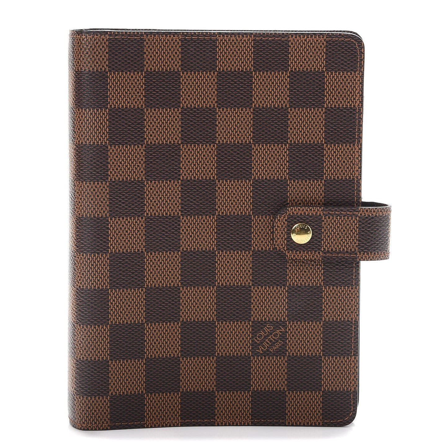 Damier Ebene Medium Ring Agenda Cover