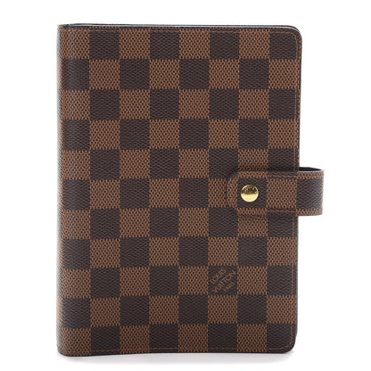 Louis Vuitton Damier Ebene Medium Ring Agenda Cover 1 of 8