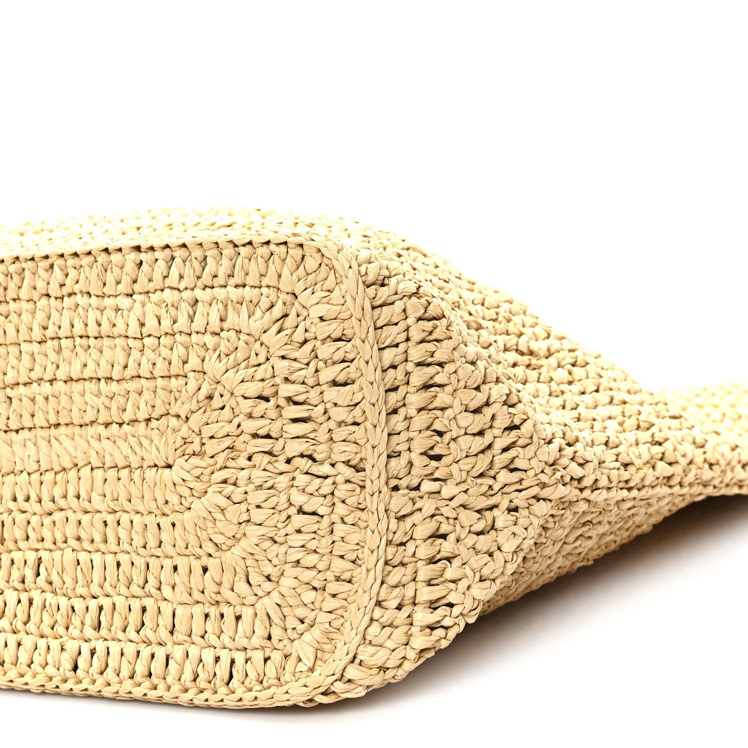 Saint Laurent Raffia Rive Gauche Tote Natural 10 of 10