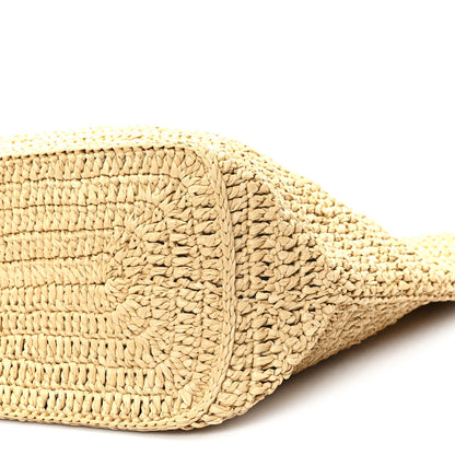 Saint Laurent Raffia Rive Gauche Tote Natural 10 of 10