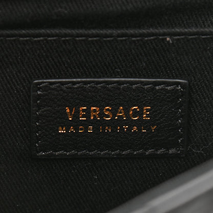 Versace Nappa Quilted Icon Top Handle Shoulder Bag Black 5 of 9