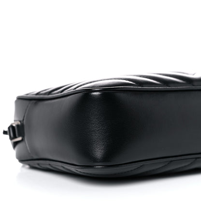 Saint Laurent Calfskin Matelasse Monogram Lou Camera Bag Black 8 of 10