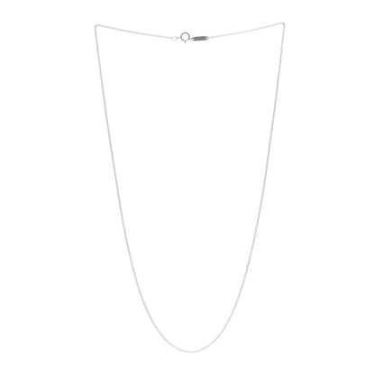 Tiffany 18K White Gold Chain Necklace 18" 3 of 5