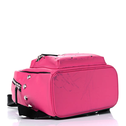 MCM Odeon Studded Small Backpack Beetroot Pink 4 of 20