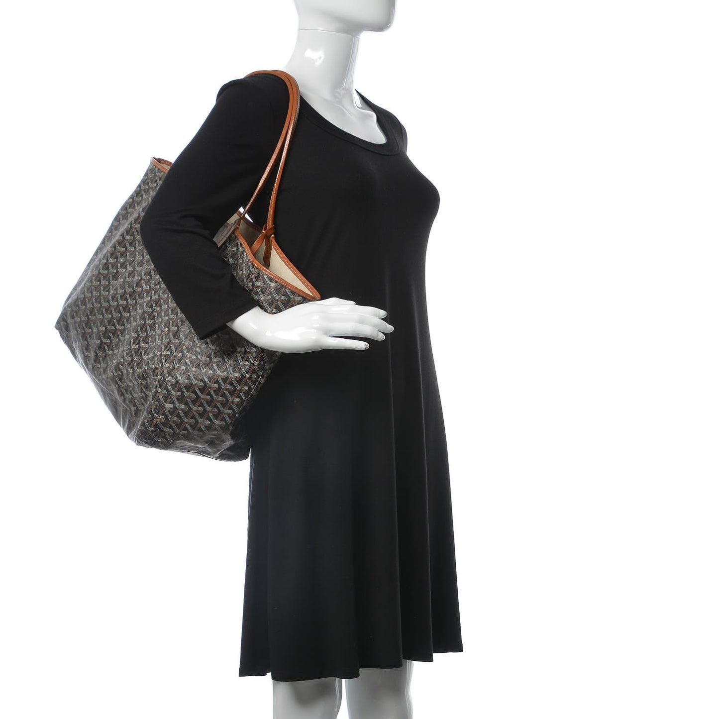 Goyardine Saint Louis GM Black Gold
