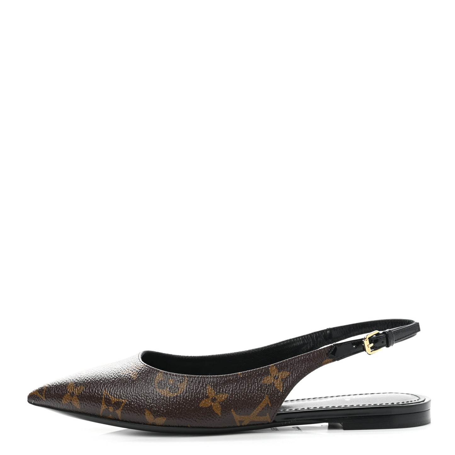Patent Monogram Cherie Slingback Ballerina Flats 36.5