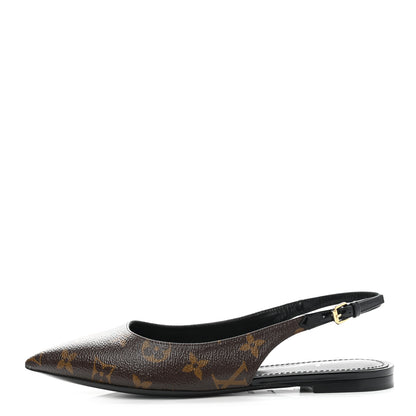 Louis Vuitton Patent Monogram Cherie Slingback Ballerina Flats 36.5 1 of 9