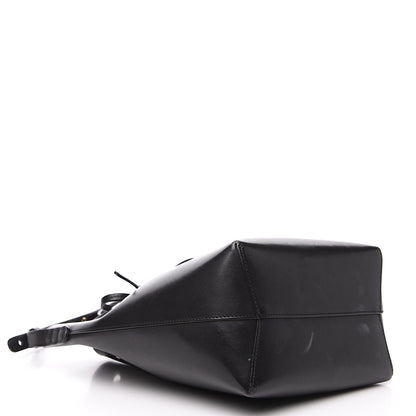 Mansur Gavriel Vegetable Tanned Calfskin Bucket Bag Black Flamma 3 of 15
