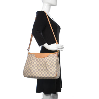 Louis Vuitton Damier Azur Siracusa MM 2 of 18