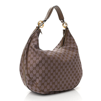 Gucci Monogram Large GG Twins Hobo Purple 3 of 13